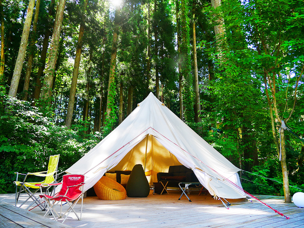 <おしゃれキャンプグランピング>1日限定1組!貸切グランピング会場で持ち込みした...