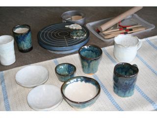 アイデア次第で、色んなものを作っちゃおう!青か白い色で焼いてもらえます