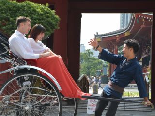 Goto地域共通クーポン対象 人気no1 浅草満喫 人力車で下町冒険プラン えびす屋浅草店 じゃらん遊び体験
