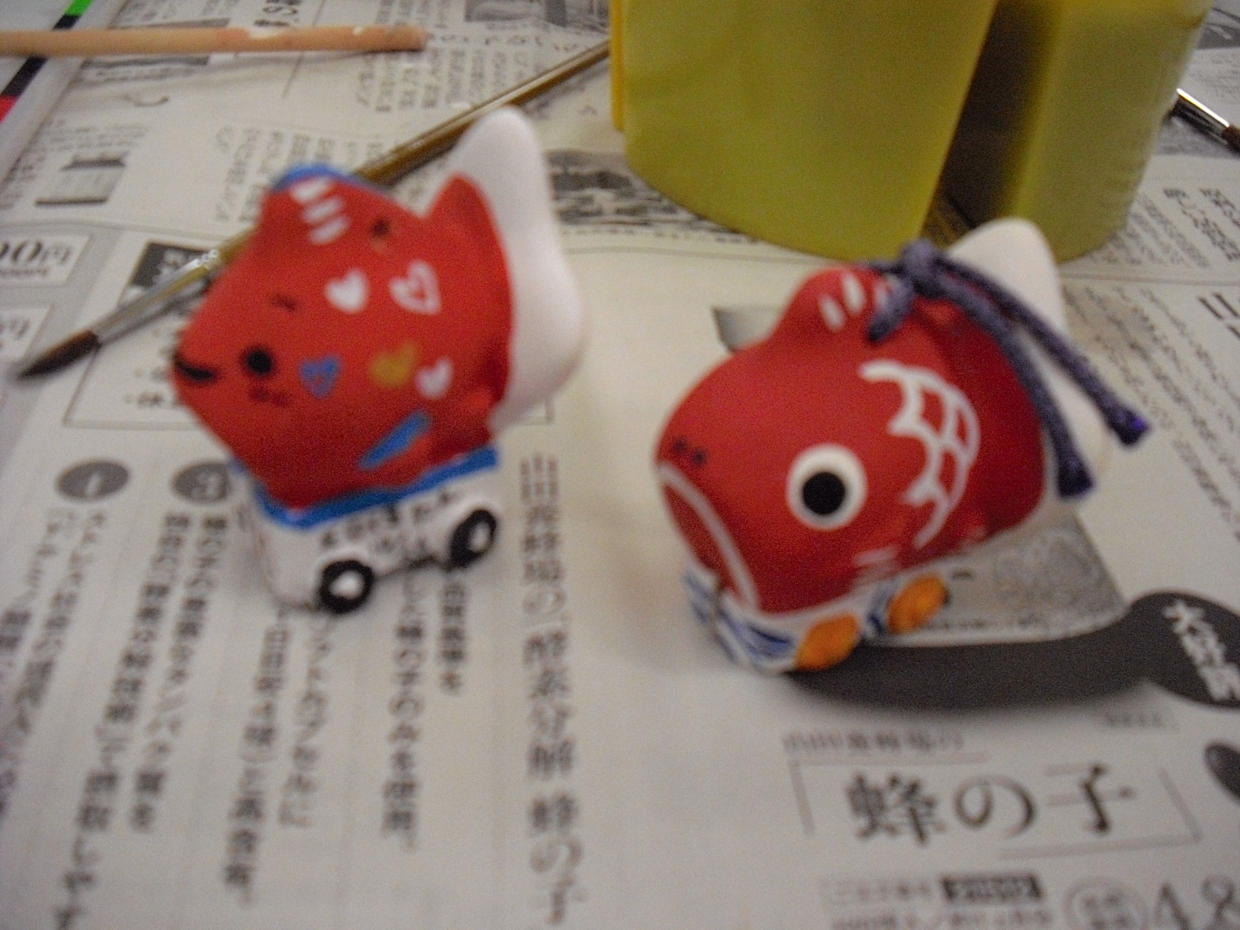 オリジナルの土鈴が作れます!