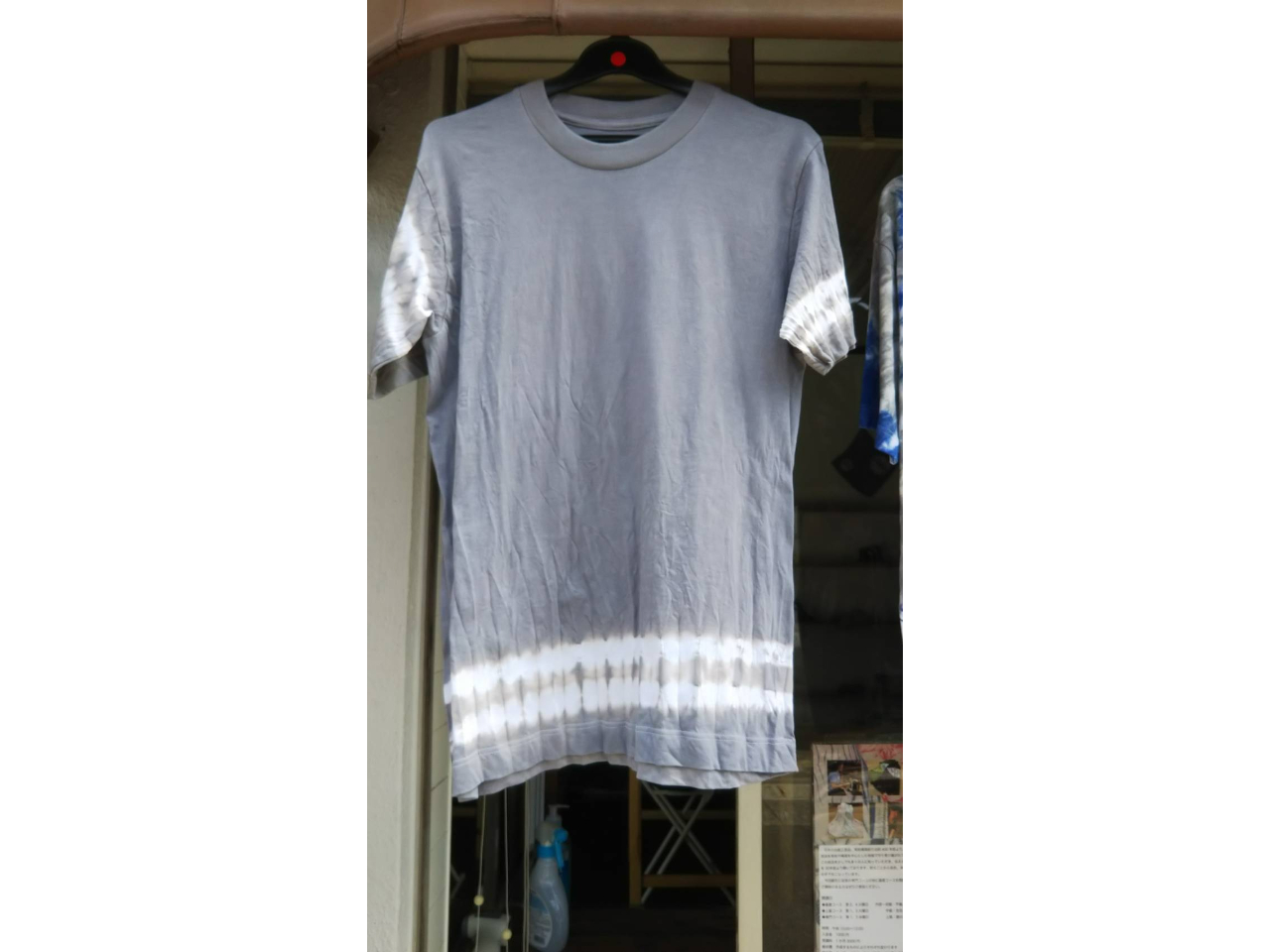 有松絞りの店 中濵 藍染華 しぼり Tシャツ 有松絞りの店 中濵 藍染華 しぼり Tシャツ