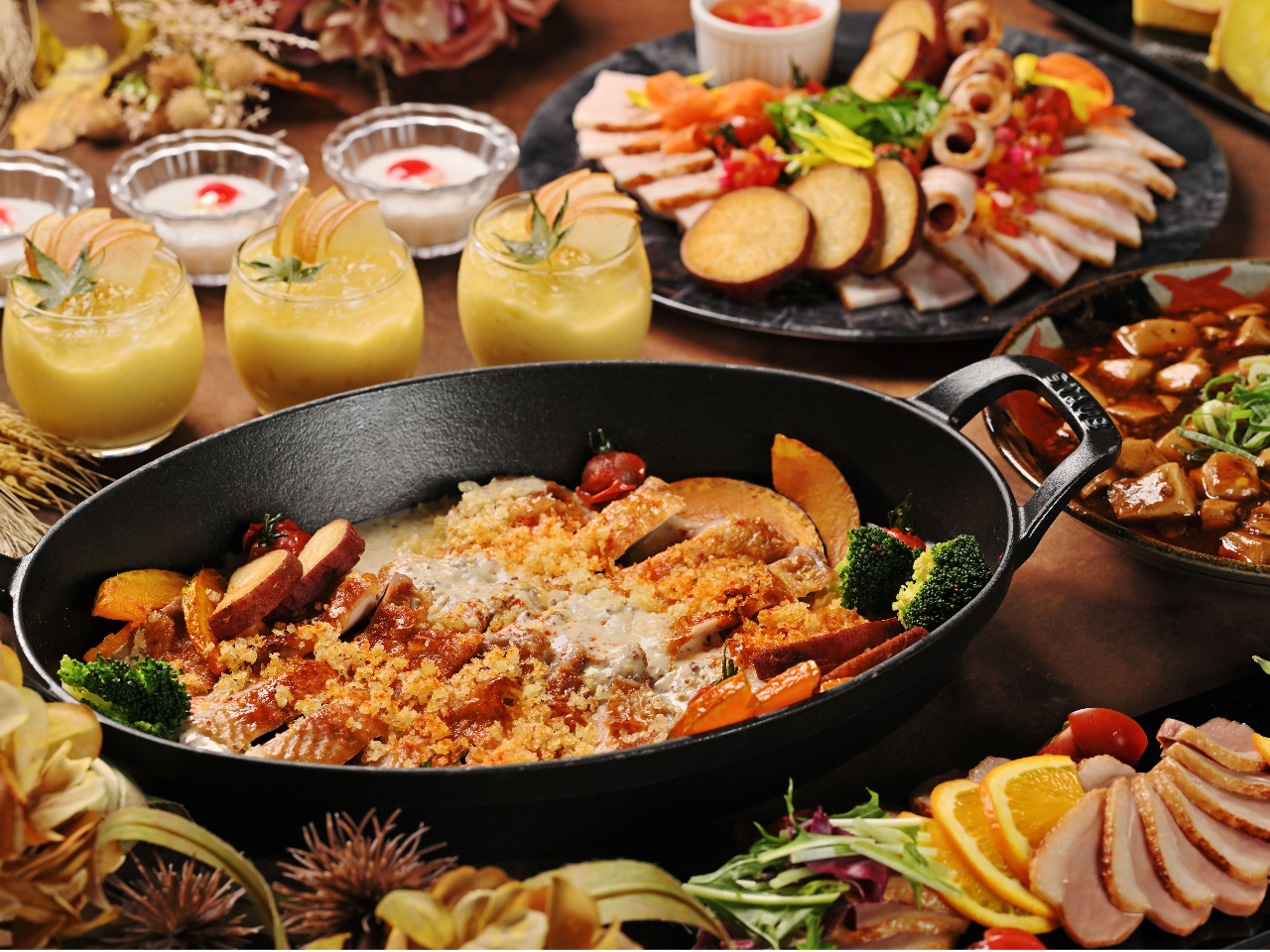 鶏胸肉の低温コンフィ バジル風味のクリームソース