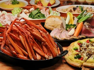 ボイル蟹が食べ放題!!