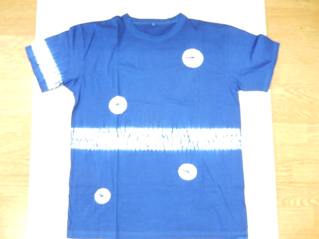 杢目絞りと巻き上げ絞り