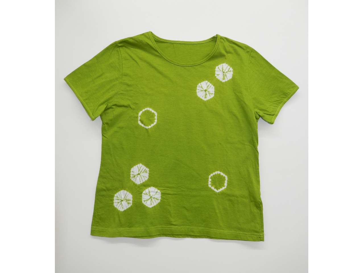 亀甲模様を巻き上げ絞りで