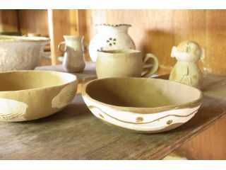 てびねり作品たち(乾燥中)