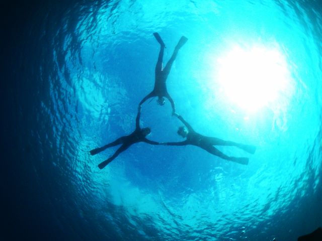 透明度抜群の屋久島の海