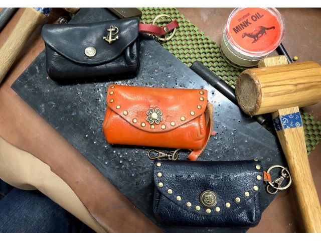 5年物 使い込んだお客様のポーチです