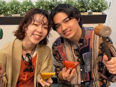 大きなデザイン釦を選べる可愛いコインケースてす