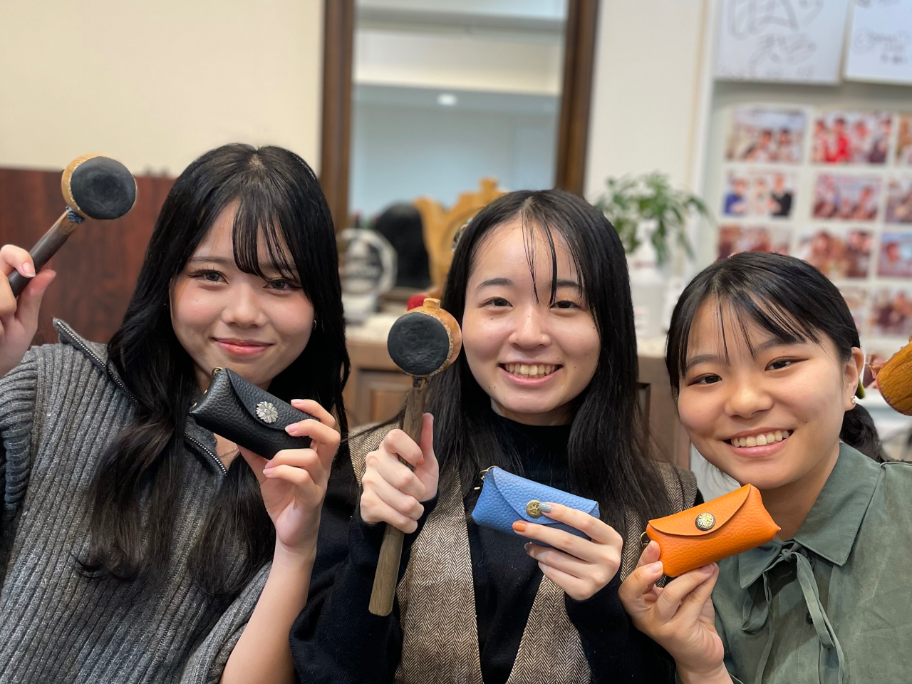 お友達といっしょに作るミニバツグ リップケースにも