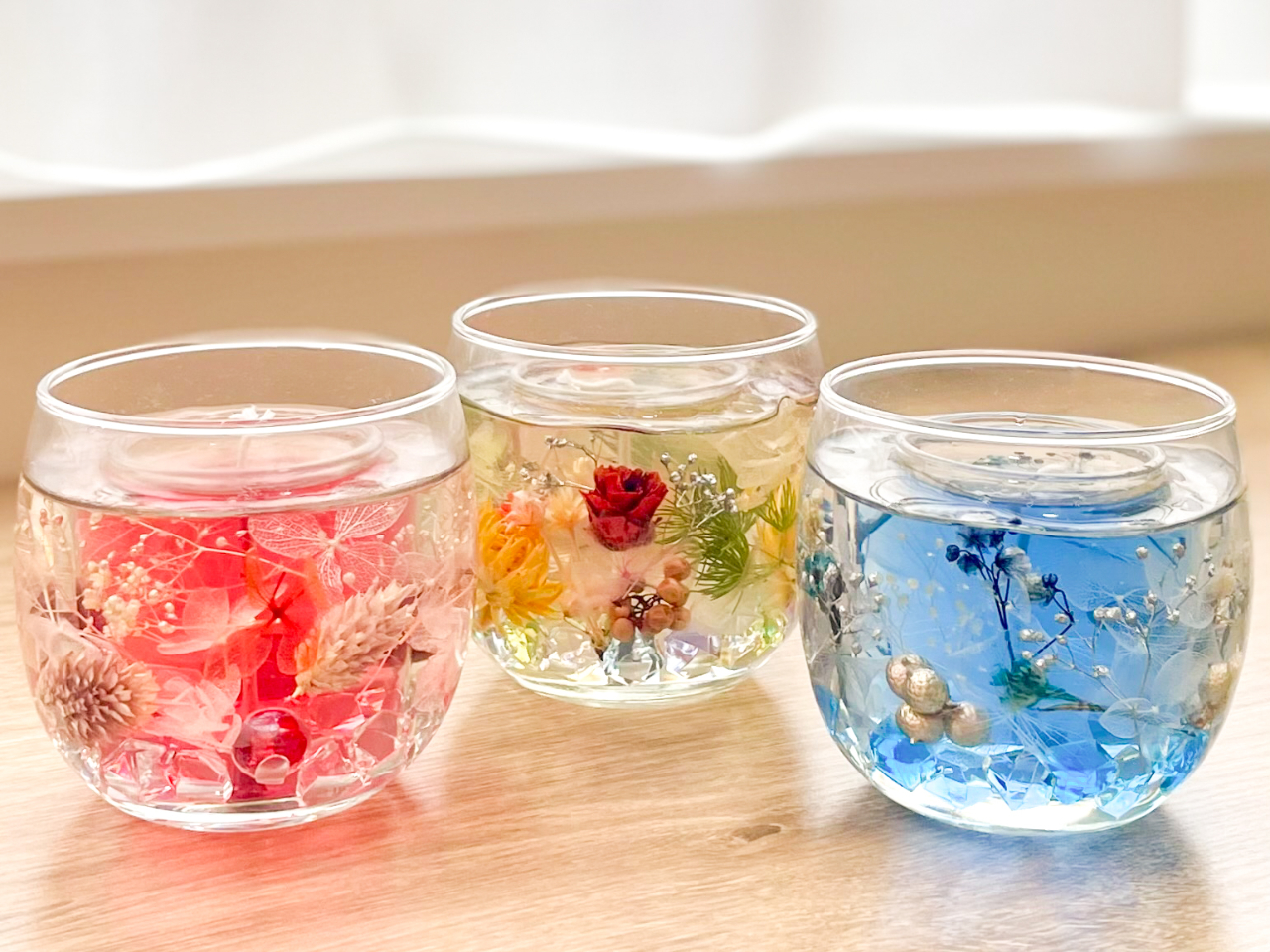 ボタニカルアロマキャンドル作り