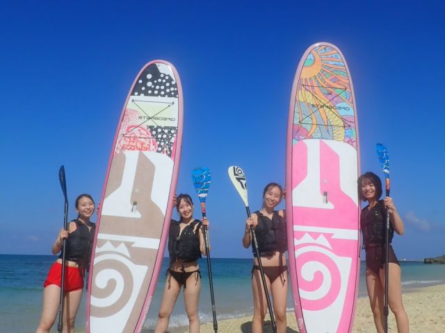 SUP終了後の記念写真!