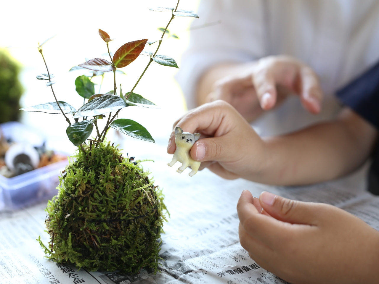 お好きなジオラマ風パーツを貼り付けて完成です!