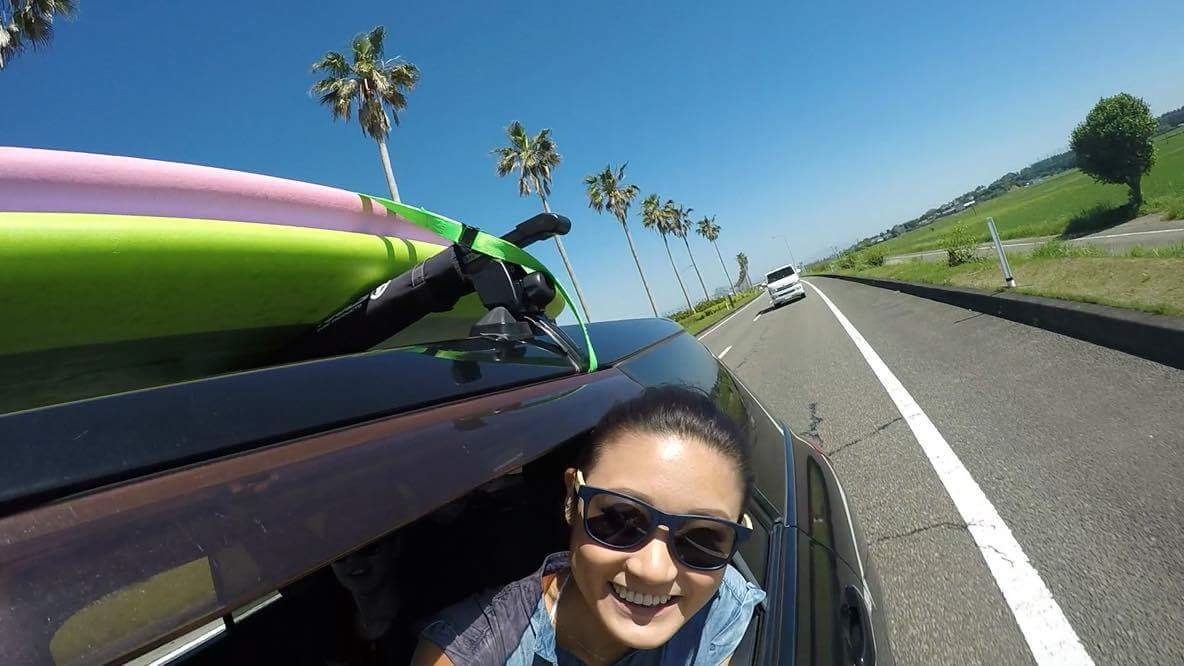 surfポイントまで最短5分!空港からも5分!車で送迎無料!