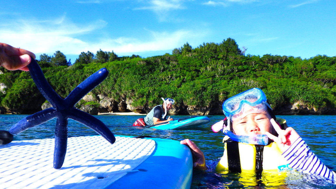 SUP＆シュノーケリングツアー（150分）】今帰仁・古宇利島・美ら海