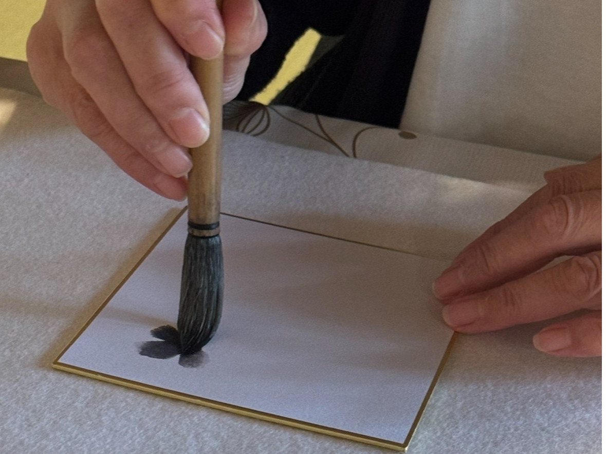 墨の香りに癒される