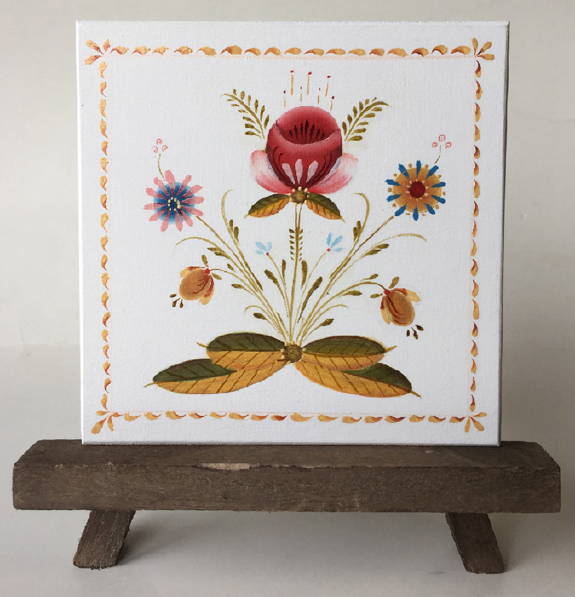 ヨーロッパの伝統アート ローズマリング体験【土曜日】/トールペイント