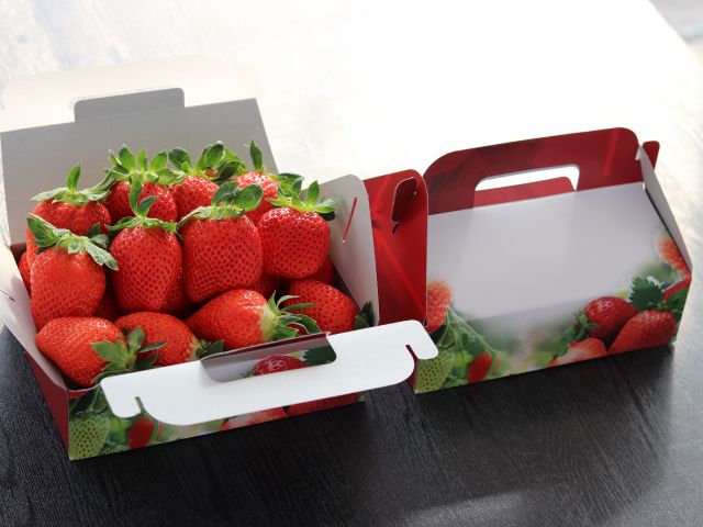 イチゴの販売も行っております(^^♪