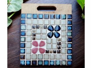 レトロなタイルを使った鍋敷きづくり