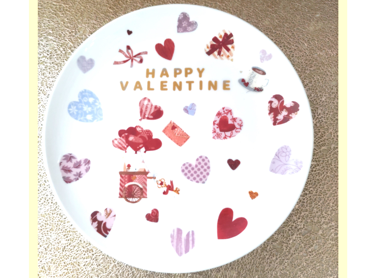 20センチのラウンドプレート!