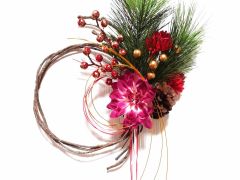 お花が選べる正月飾り