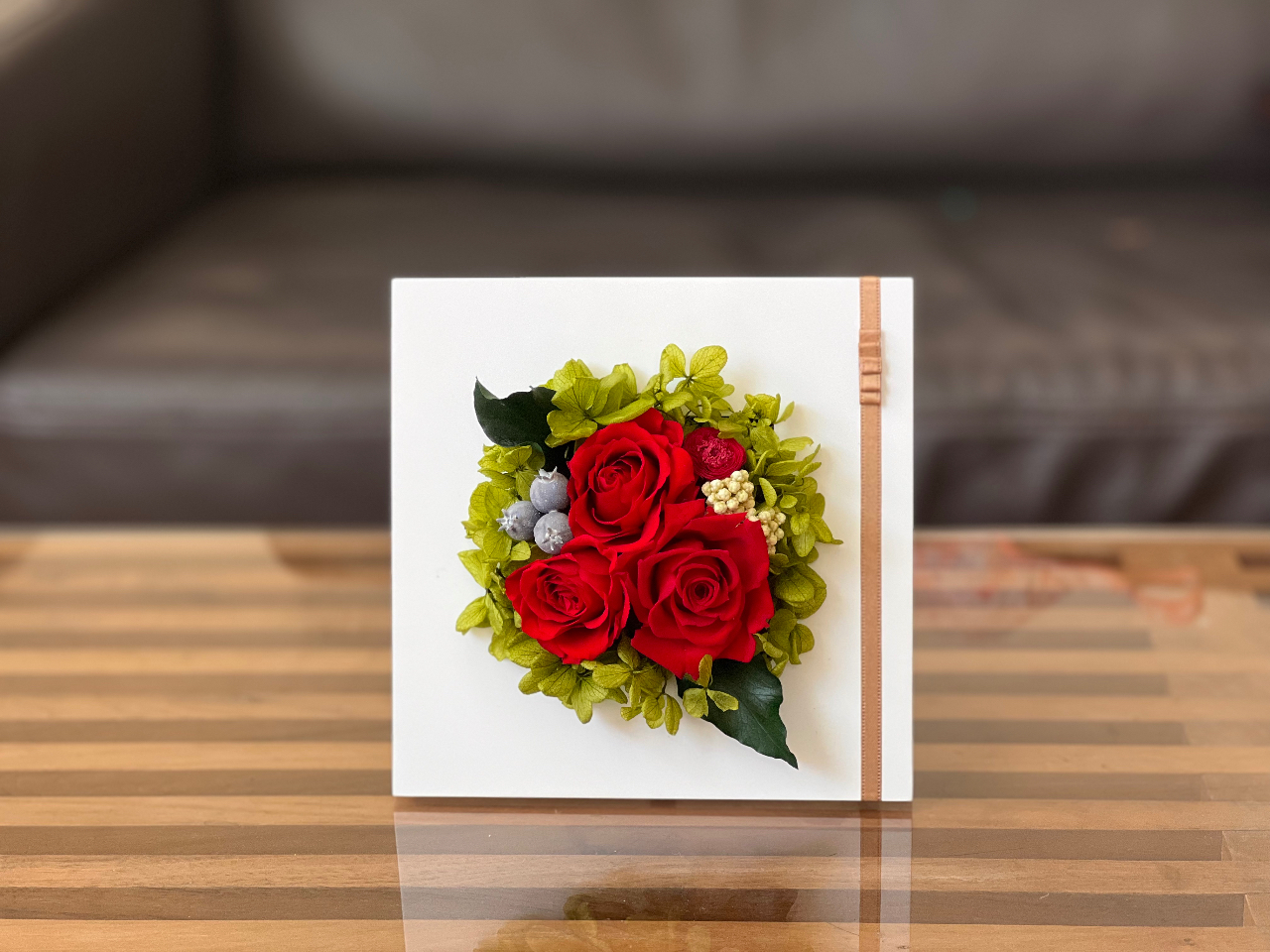 プリザーブドフラワー　ブーケ　アレンジ　枯れない夢のお花 枯れないお供えアレンジ Lily』 プリザーブドフラワー | 横浜花まりか