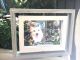 ご受講者様の作品 可愛いコギーの足形押し花フレームアート