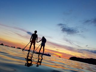 初めてでも楽しめる!人気急上昇のサンセットSUPツアー★思い出に残る夕景をぜひ!!