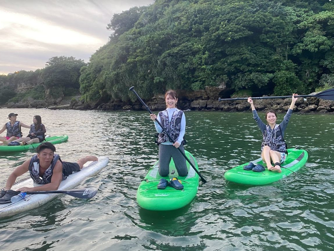 人気急上昇のSUPを仲間と一緒に初挑戦!! ワイワイ楽しくチャレンジ!