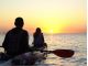 海面に沈む夕陽は『最高の沖縄の思い出』