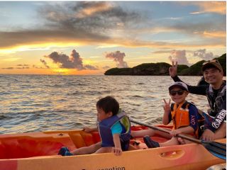 沖縄の夕陽で「家族の最高の思い出」を☆彡