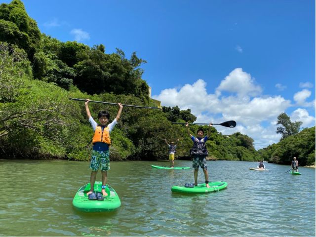 穏やかな川なので安心してトライできます。