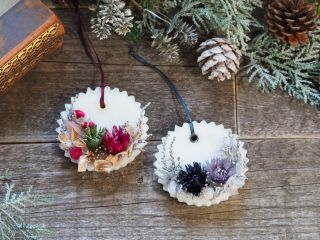 こちらはサークル型、お好きなお花と香りで癒し効果抜群