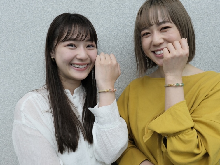 取出したアコヤ真珠や天然石を使ってお揃いのブレスレットを作ることができるじゃらん限定特別プランです!