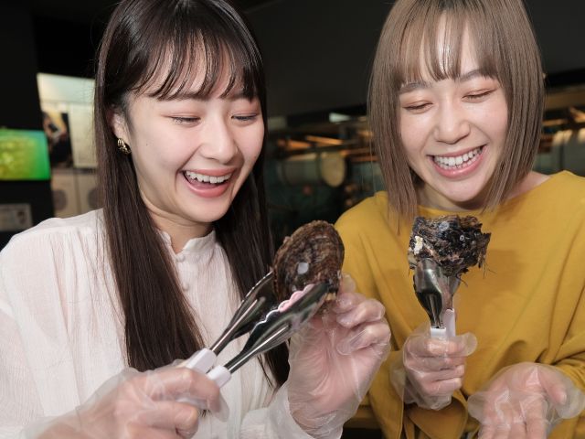 真珠を取り出すアコヤ貝はお好きな貝を選択できます♪