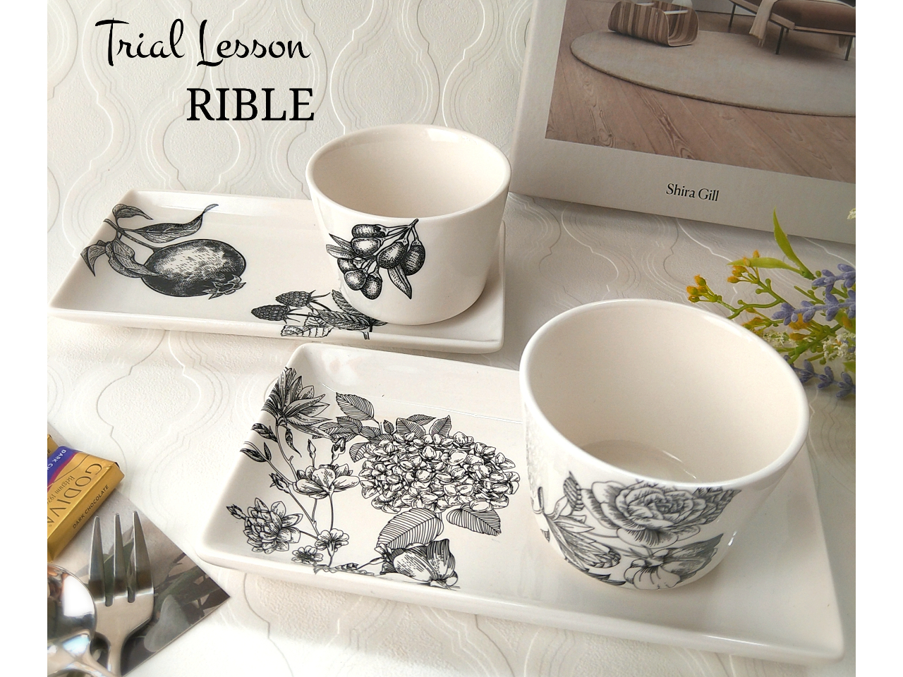 人気の北欧柄やお花柄など選べます。ちょっとしたおもてなしカップ&ソーサーにぴったり。