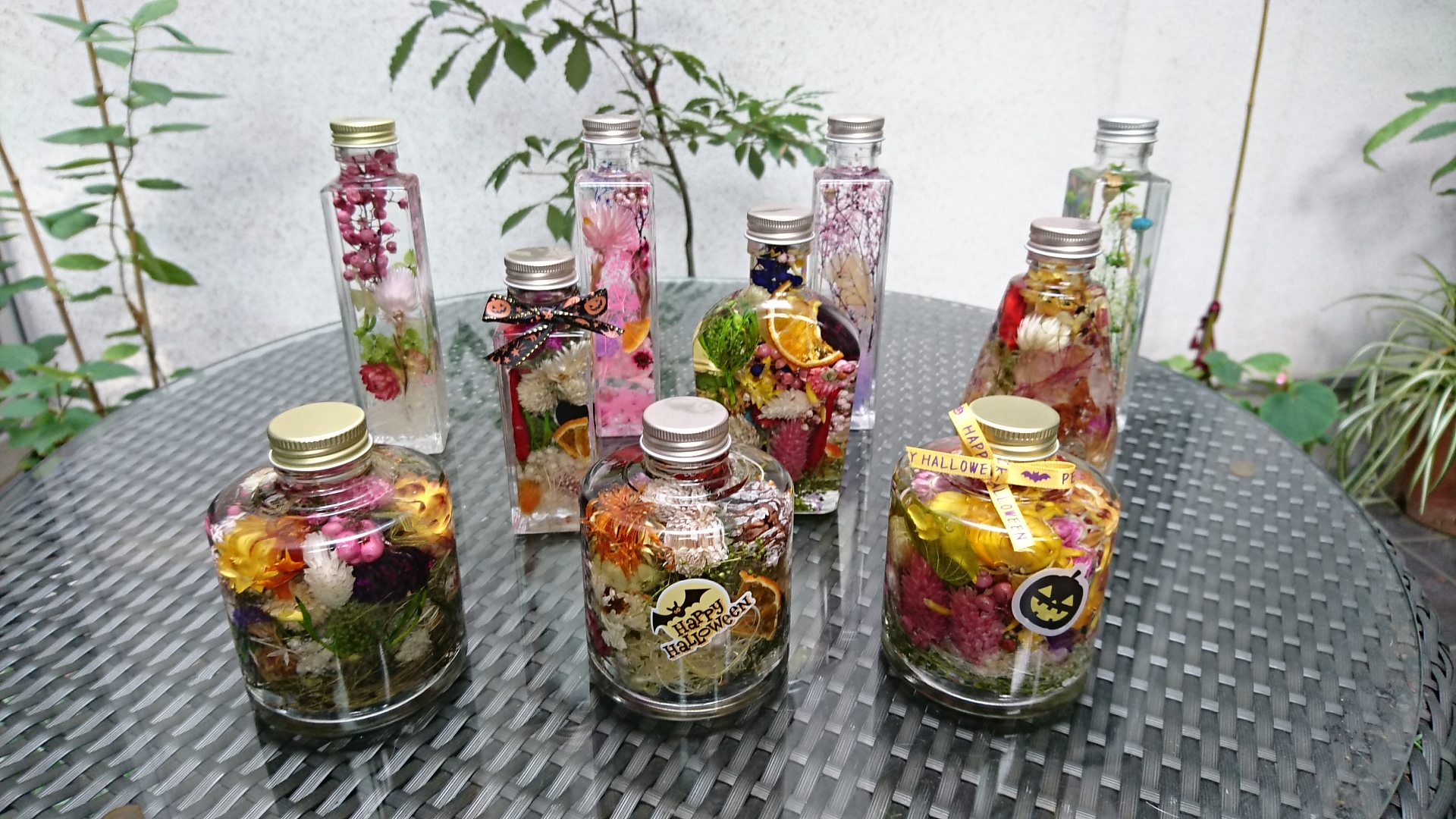 ハロウィンシールやリボンはプレゼント♪