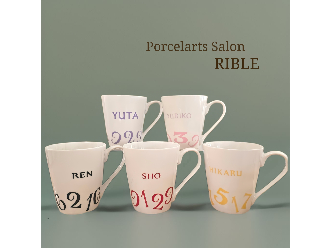 バースデー数字や記念日など好きな数字で作成できます