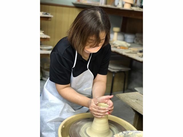 萩焼ろくろ体験