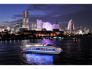 色とりどりのイルミネーションが美しいベイエリアの夜景を満喫★