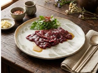 高タンパク低カロリー、やわらかい鹿肉をプルコギ風の味付けで