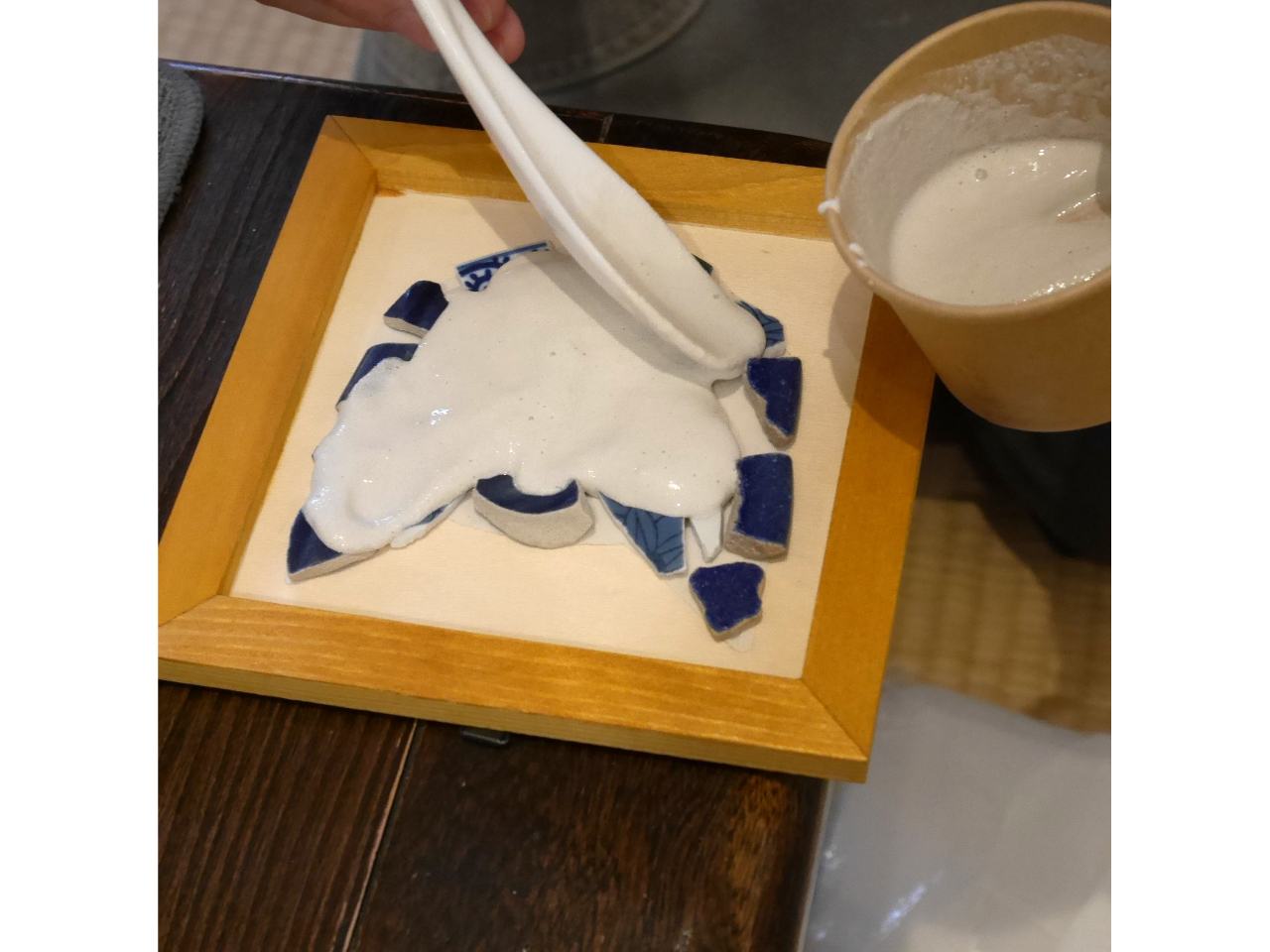 唐津×陶芸】陶片を使った猫の顔 ニャン相 作り体験 ☆当日お持ち帰り