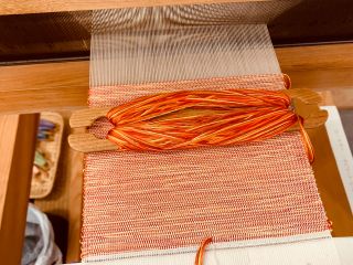 手織体験写真 コースター・ちびマット