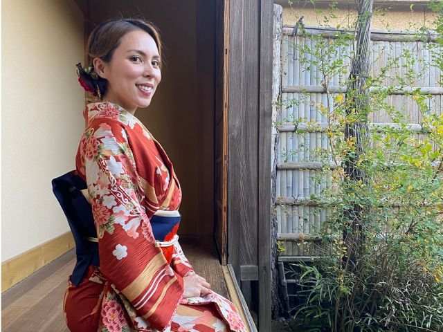 偕楽園好文亭にて