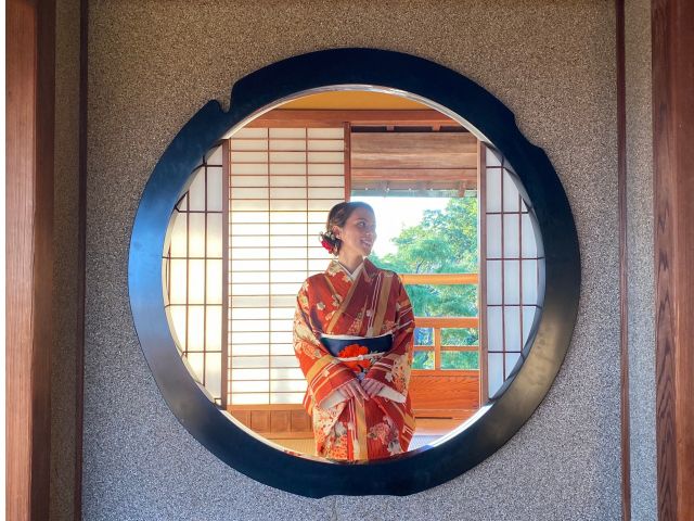 偕楽園好文亭にて