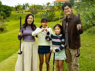 ご家族でパークゴルフ♪