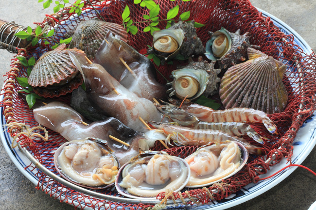 海鮮もついたプランです♪※写真は3名様分