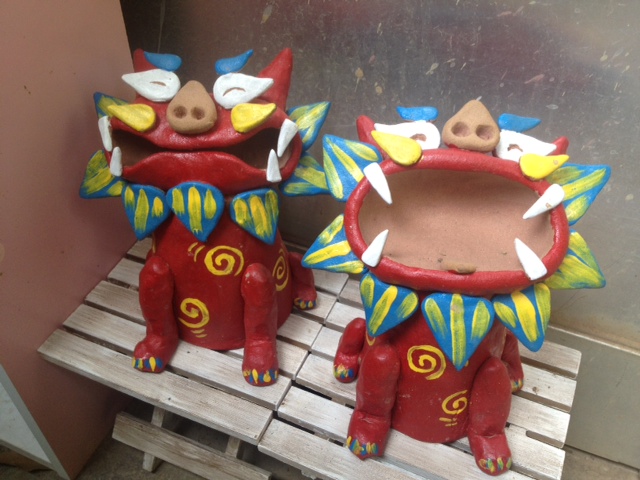 沖縄の守り神を手作り☆『【シーサー】つくり体験』♪/もんた工房