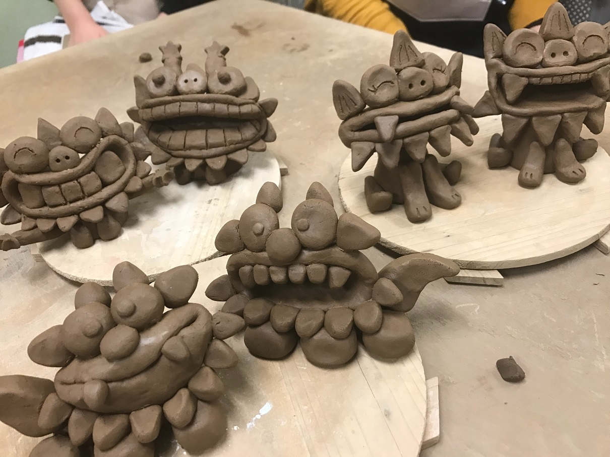 沖縄の守り神を手作り☆『【シーサー】つくり体験』♪/もんた工房