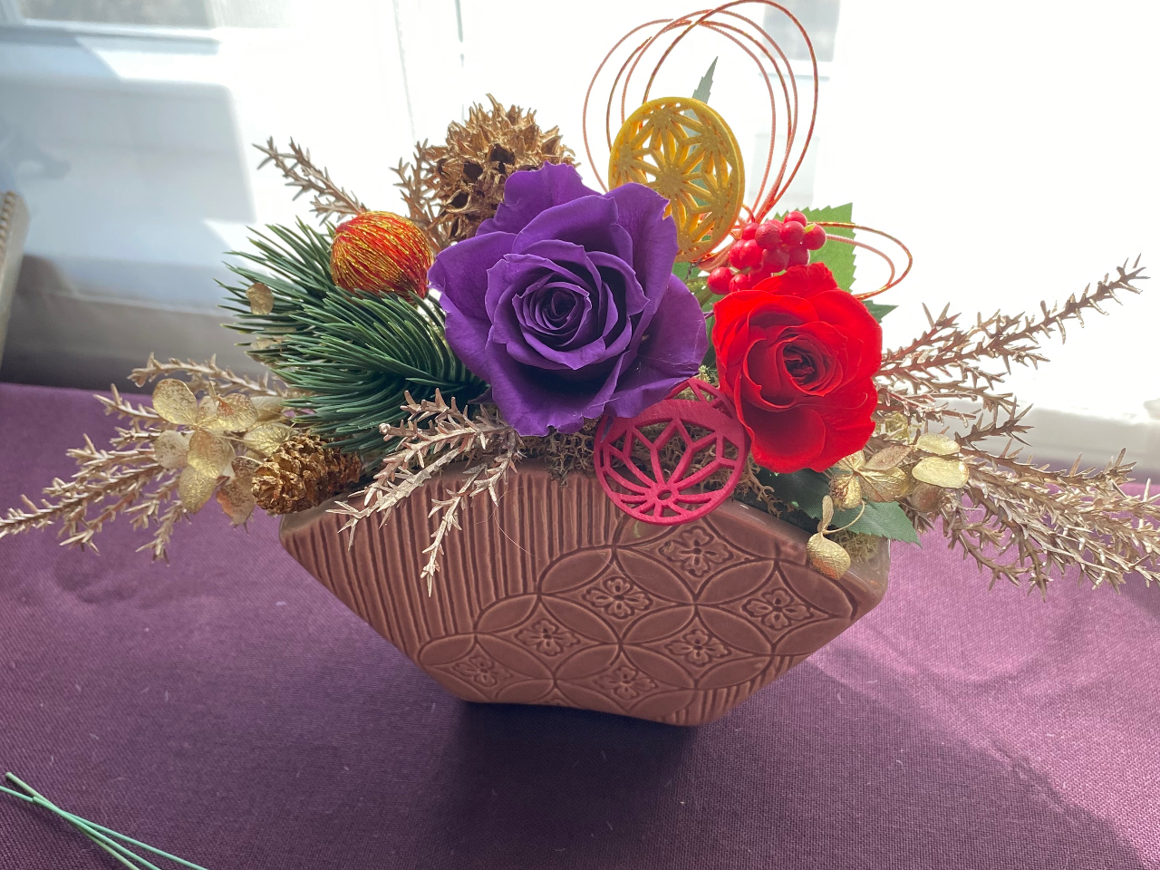 キラキラ素材も使いますので、豪華な仕上がりになります。